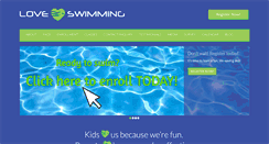 Desktop Screenshot of loveswimming.com